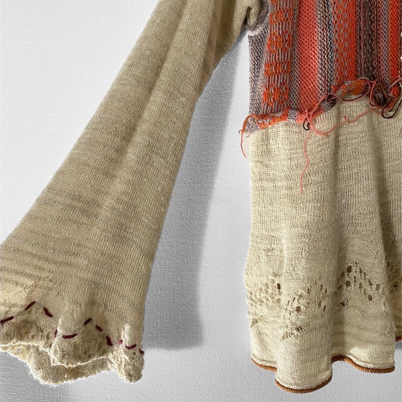 Free People bell sleeve top - Picture 3 of 4